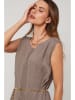 Lin Passion Leinen-Kleid in Taupe