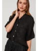 Lin Passion Leinen-Hemd in Schwarz