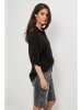 Lin Passion Linnen blouse zwart