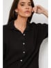 Lin Passion Linnen blouse zwart