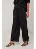 Lin Passion Leinen-Hose in Schwarz