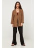 Lin Passion Leinen-Blazer in Camel