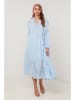 Lin Passion Kleid in Hellblau