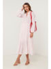 Lin Passion Kleid in Rosa