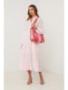 Lin Passion Kleid in Rosa