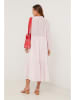 Lin Passion Kleid in Rosa