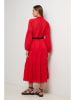 Lin Passion Kleid in Rot