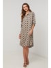Lin Passion Leinen-Kleid in Taupe