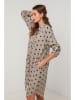 Lin Passion Leinen-Kleid in Taupe