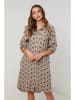 Lin Passion Leinen-Kleid in Taupe