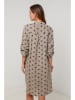 Lin Passion Leinen-Kleid in Taupe