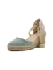 natural world Keilpumps in Türkis/ Beige