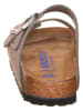 Birkenstock Leder-Pantoletten "Arizona" in Taupe