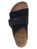 Birkenstock Leder-Pantoletten "Kyoto" in Dunkelbraun