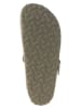Birkenstock Skórzane chodaki "Boston" w kolorze khaki