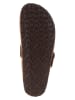 Birkenstock Skórzane chodaki w kolorze jasnobrązowym