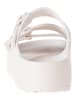 Birkenstock Slippers "Florida III Flex Platform" wit - wijdte S