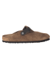 Birkenstock Leder-Clogs "Boston" in Braun