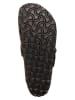 Birkenstock Leder-Clogs "Boston" in Schwarz