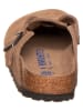 Birkenstock Leder-Clogs "Boston" in Hellbraun