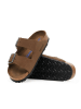 Birkenstock Skórzane klapki "Arizona SFB" w kolorze jasnobrązowym