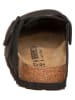 Birkenstock Leder-Clogs "Boston" in Schwarz