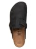 Birkenstock Skórzane chodaki "Boston" w kolorze czarnym
