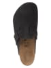 Birkenstock Leren clogs zwart