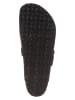 Birkenstock Leder-Clogs in Schwarz