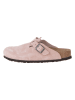 Birkenstock Leder-Clogs in Rosa