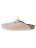 Birkenstock Leren clogs crème