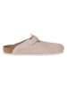 Birkenstock Leren clogs crème