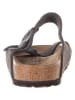 Birkenstock Skórzane klapki "Arizona" w kolorze antracytowym