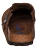Birkenstock Skórzane chodaki "Boston" w kolorze brązowym