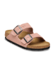 Birkenstock Leder-Pantoletten "Arizona" in Rosa