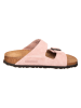Birkenstock Leren slippers "Arizona" lichtroze