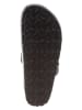Birkenstock Skórzane chodaki w kolorze szarym