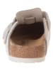 Birkenstock Skórzane chodaki w kolorze kremowym