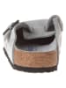 Birkenstock Leren clogs grijs
