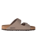 Birkenstock Pantoletten "Arizona" in Taupe - Weite N