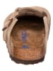 Birkenstock Leder-Clogs "Boston" in Beige
