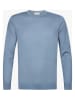 PROFUOMO Wollpullover in Hellblau