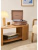 CREATE Platenspeler ''Retro'' lichtbruin - (B)44 x (H)18,5 x (D)33,3 cm