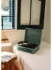 CREATE Gramofon "Retro" w kolorze zielonym - 44 x 18,5 x 33,3 cm