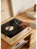 CREATE Plattenspieler ''Retro'' in Beige - (B)44 x (H)18,5 x (T)33,3 cm