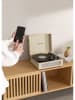 CREATE Plattenspieler ''Retro'' in Creme - (B)44 x (H)18,5 x (T)33,3 cm