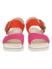 Gabor Leren haksandalen oranje/roze