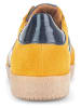 Gabor Skórzane sneakersy w kolorze granatowo-żółtym