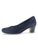 Gabor Leren pumps donkerblauw