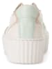 Gabor Leren sneakers wit/turquoise/lichtroze